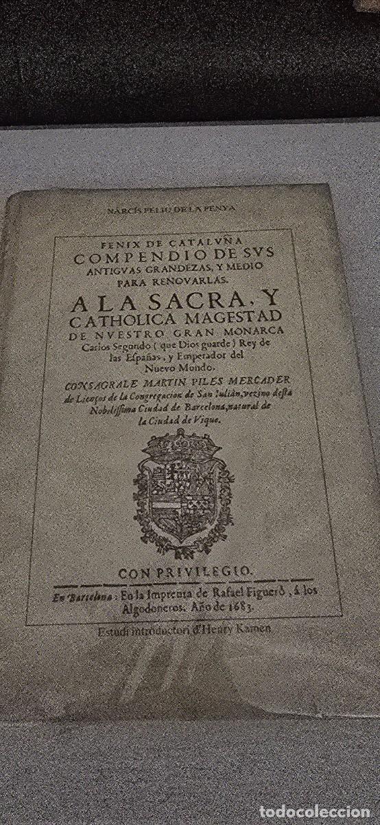 Libros antiguos: El F&eacute;nix de Catalu&ntilde;a. Libros de coleccionista