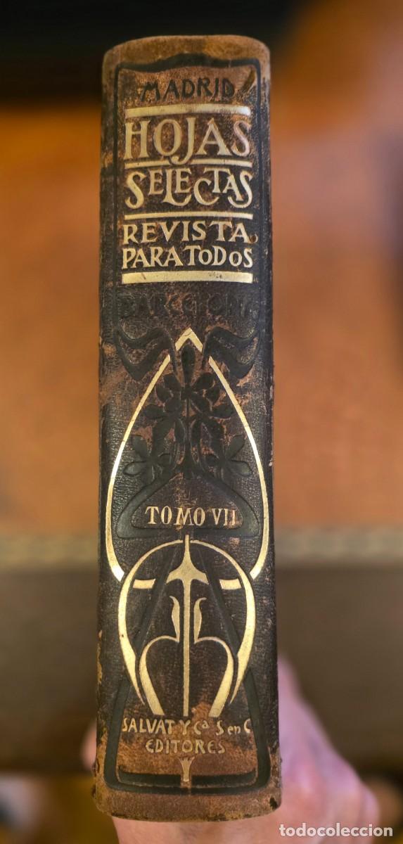 Libros antiguos: Hojas selectas, tomo VII
