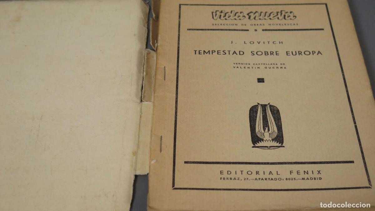 Libros antiguos: LOVITCH Tempestad Sobre Europa - Foto 2