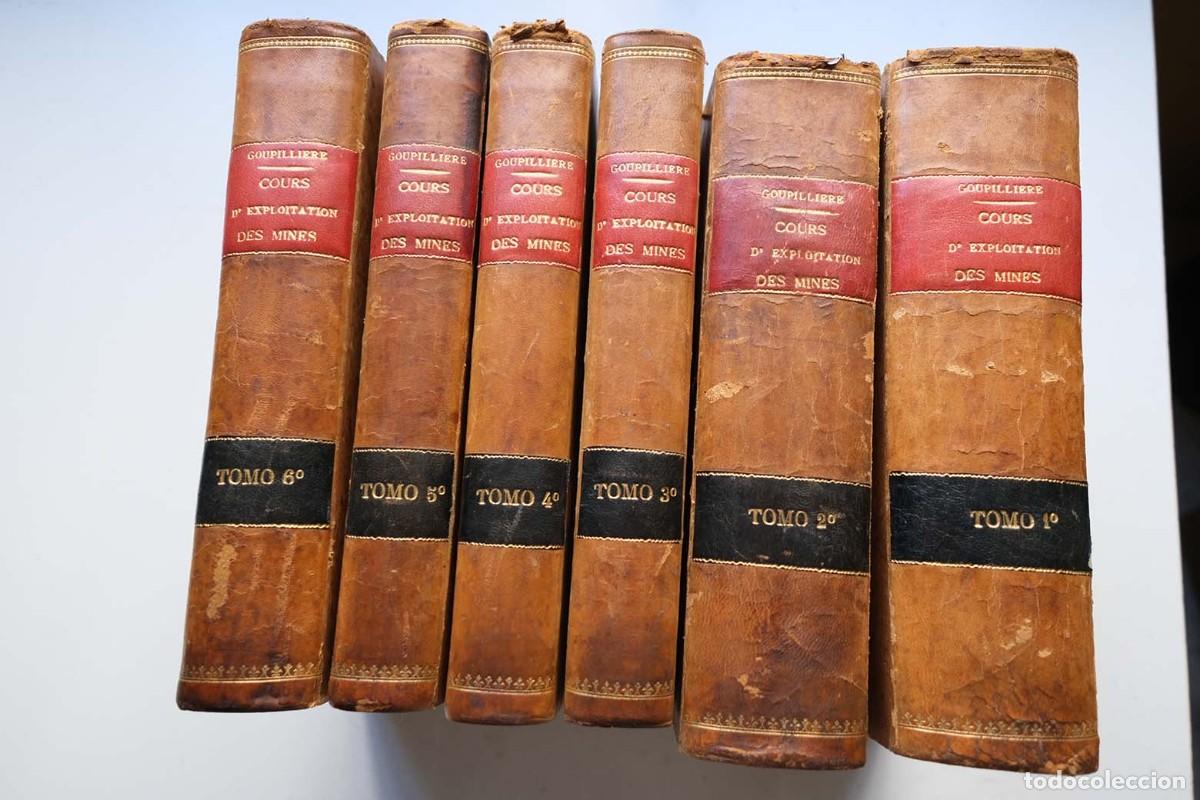 Libros antiguos: Cours d ́explotation des mines