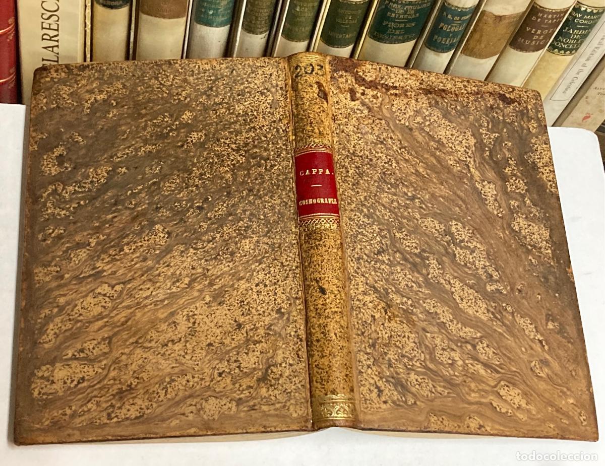 Libros antiguos: A&Ntilde;O 1877 - TRATADO DE COSMOGRAF&Iacute;A POR P. R. CAPA - CON 6 L&Aacute;MINAS PLEGADAS