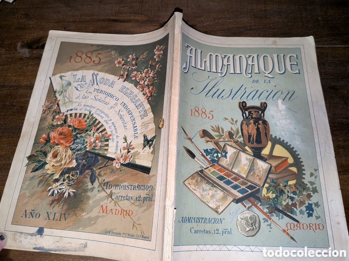 Libros antiguos: Almanaque de la ilustraci&oacute;n para 1885