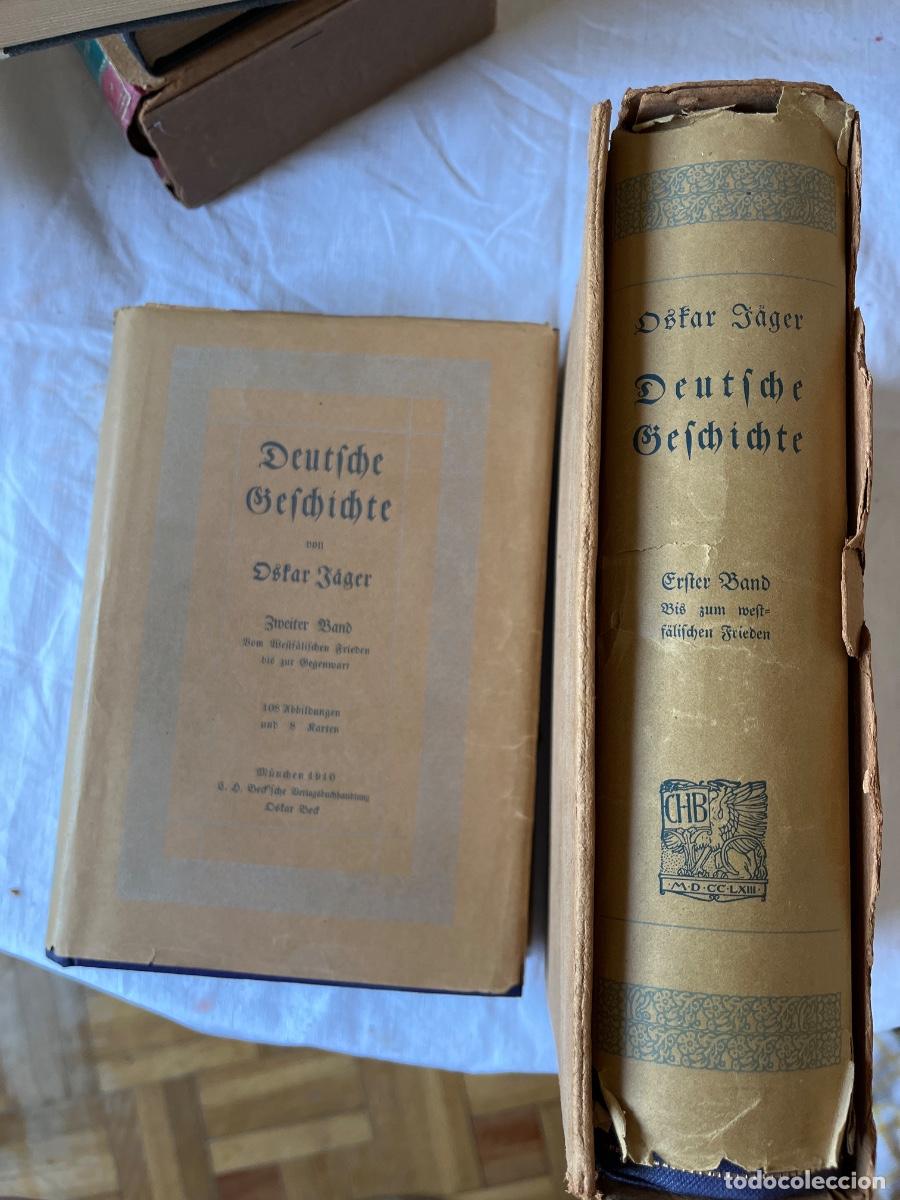 Libros antiguos: Oskar J&auml;ger Deutsche Geschichte, 1914 - Foto 1