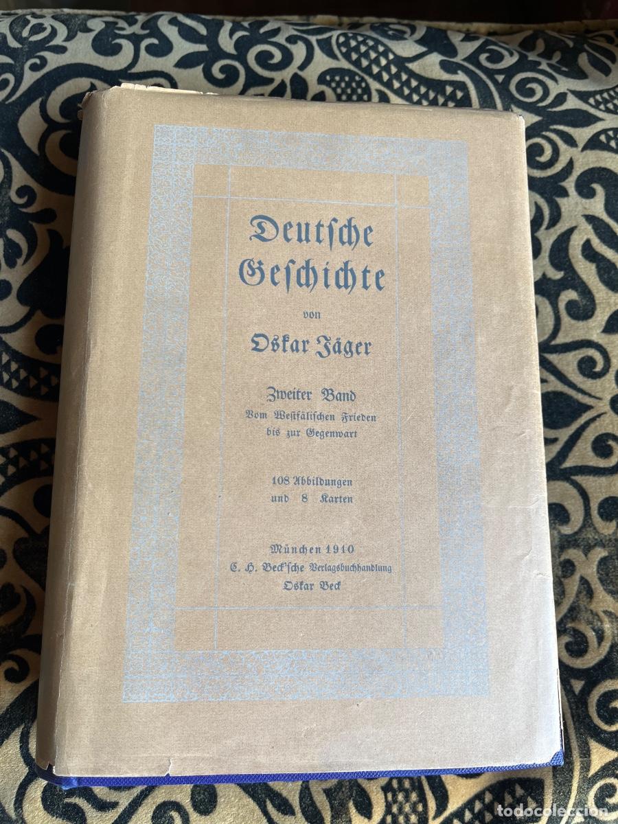 Libros antiguos: Oskar J&auml;ger Deutsche Geschichte, 1914 - Foto 2