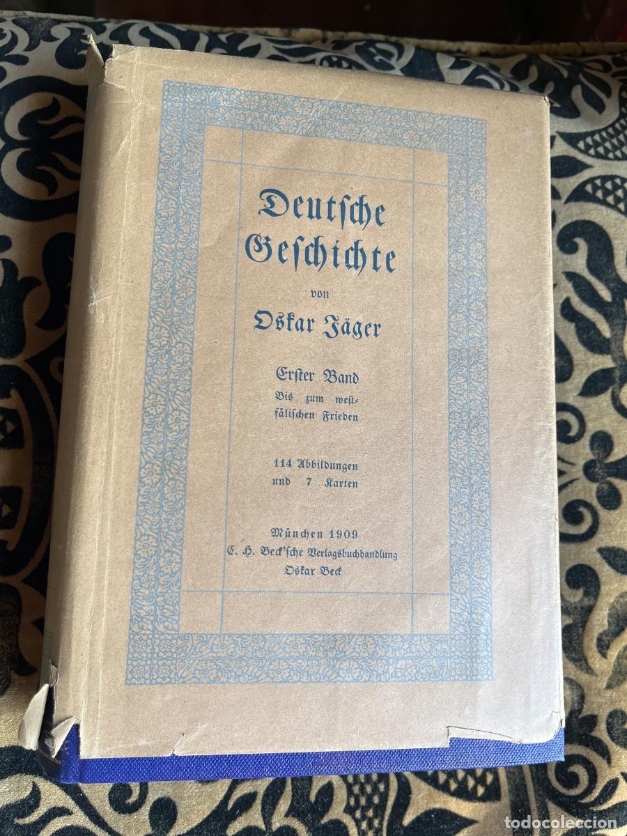 Libros antiguos: Oskar J&auml;ger Deutsche Geschichte, 1914 - Foto 5