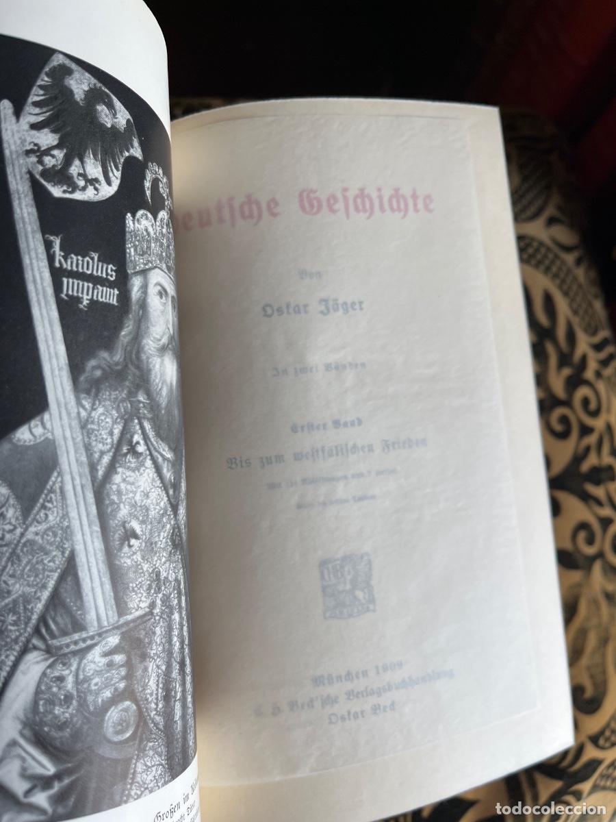 Libros antiguos: Oskar J&auml;ger Deutsche Geschichte, 1914 - Foto 7