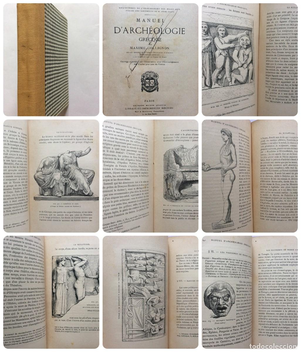 Libros antiguos: L'ARCHEOLOGIE GRECQUE PAR MAXIME. COLLIGNON, 189?