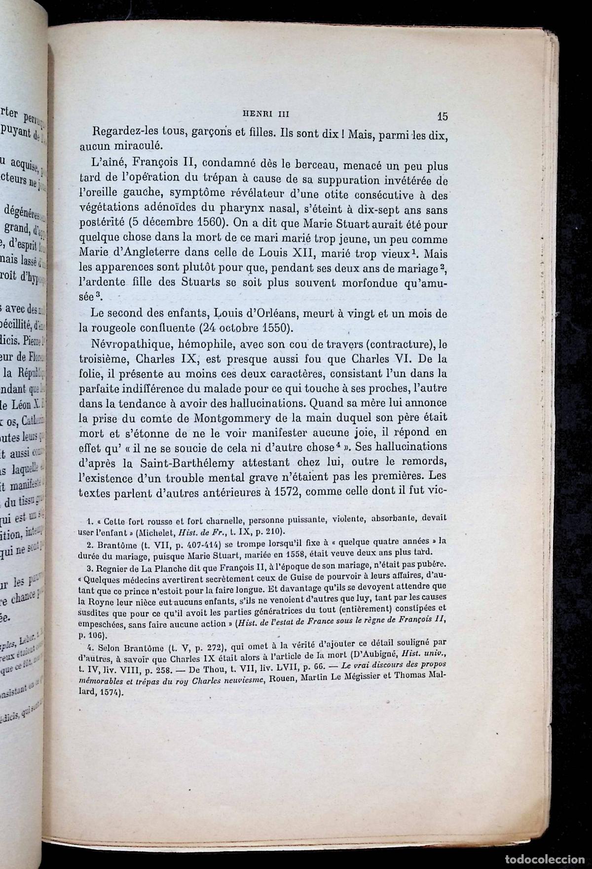 Libros antiguos: HENRI III. - DODU, Gaston. PARIS, 1930. - Foto 4