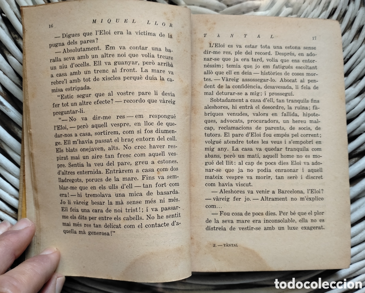 Libros antiguos: T&agrave;ntal, novela de Miquel Llor - Foto 5