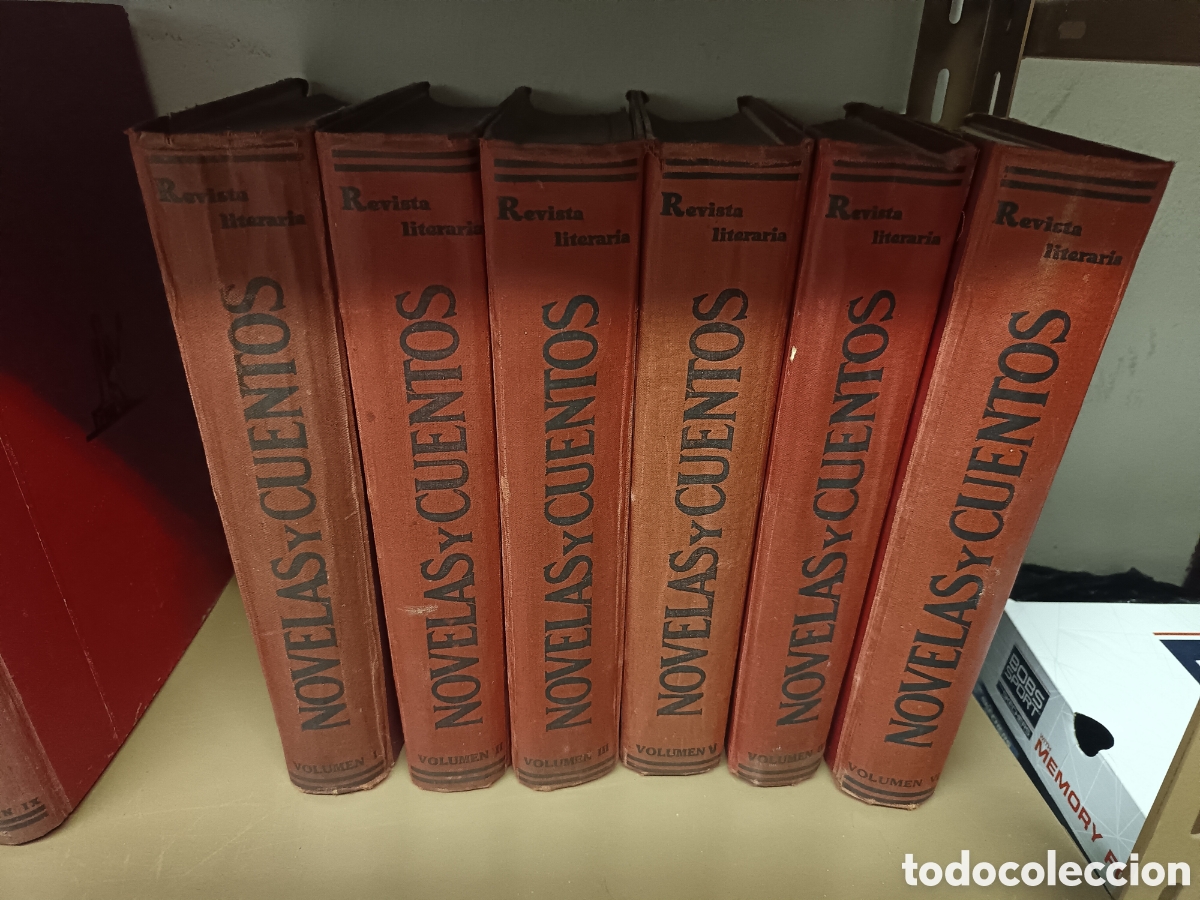 Libros antiguos: A&Ntilde;OS 30, 6 TOMOS DE LA REVISTA LITERARIA NOVELAS Y CUENTOS.