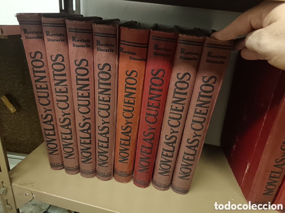 Libros antiguos: A&Ntilde;OS 30 ,8 TOMOS NOVELAS Y CUENTOS, REVISTA LITERARIA