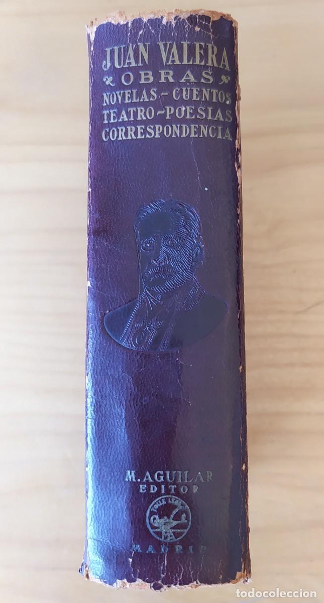 Libros antiguos: JUAN VALERA. OBRAS. Aguilar, 1934.