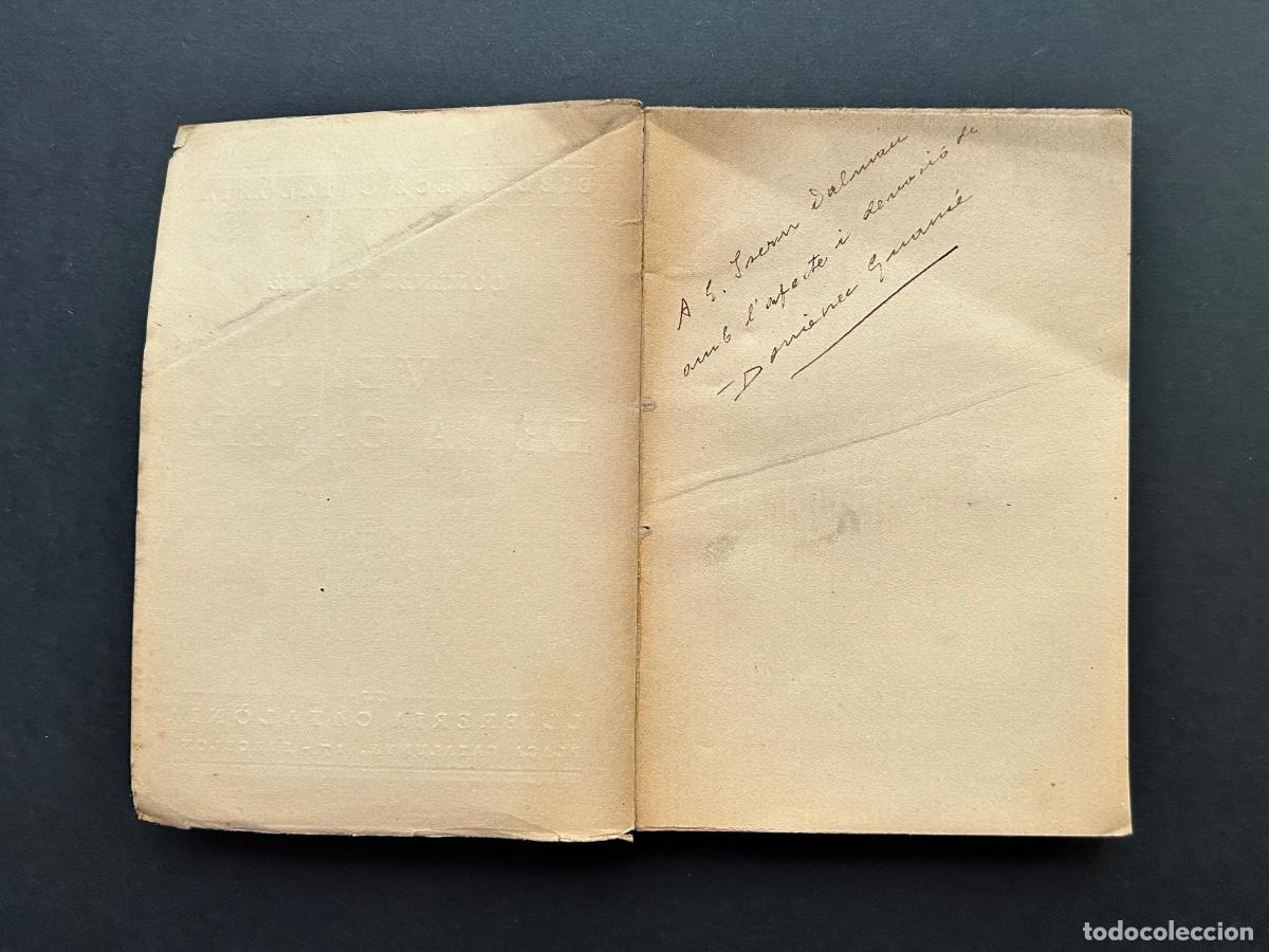 Libros antiguos: La Venus de la Careta , Dom&egrave;nec Guans&eacute; &ndash; Dedicat&ograve;ria autografiada autor a Eusebi Isern Dalmau