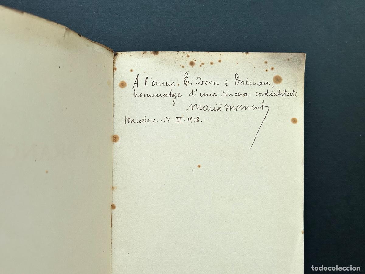 Libros antiguos: La Branca , Mari&agrave; Manent &ndash; Dedicat&ograve;ria autografiada per autor a Eusebi Isern Delf&iacute; &ndash; Banyoles