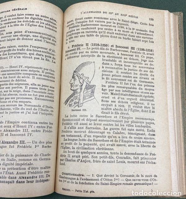 Libros antiguos: Petite histoire g&eacute;n&eacute;rale. E. Segond 1924 - Foto 4