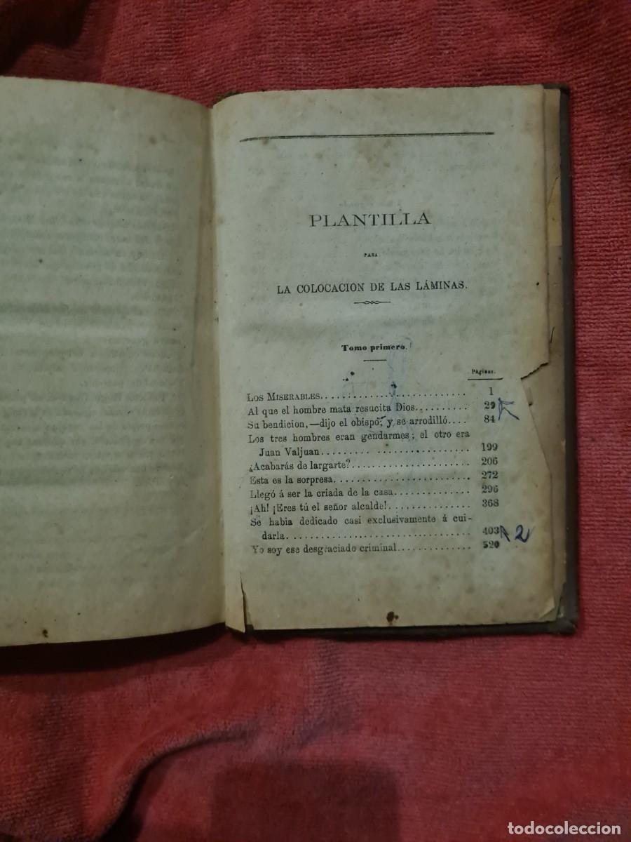 Libros antiguos: Victor Hugo Los miserables - Foto 4