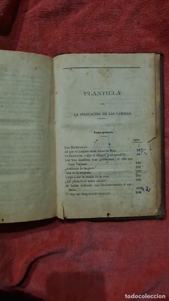 Libros antiguos: Victor Hugo Los miserables - Foto 5