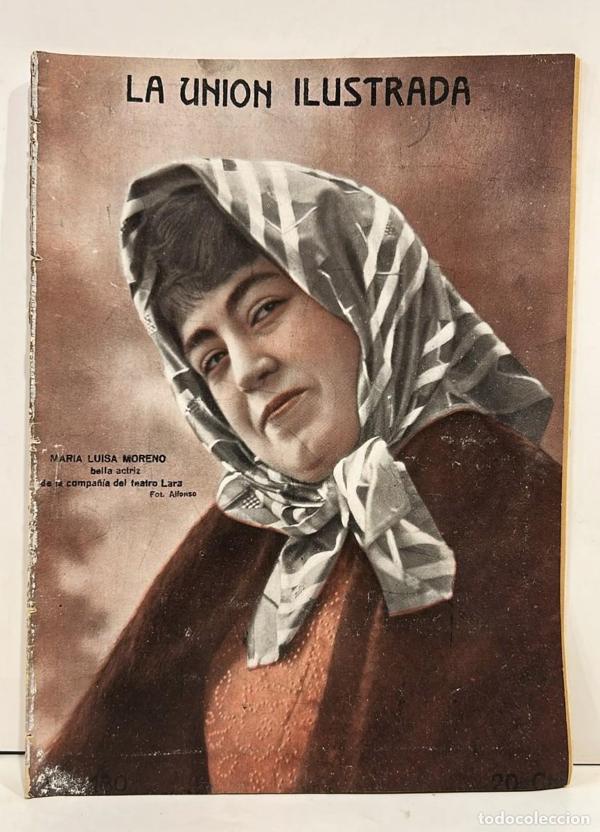 Libros antiguos: LA UNI&Oacute;N Ilustrada. A&ntilde;o V n&uacute;mero 180. M&aacute;laga 23 de febrero de 1913.