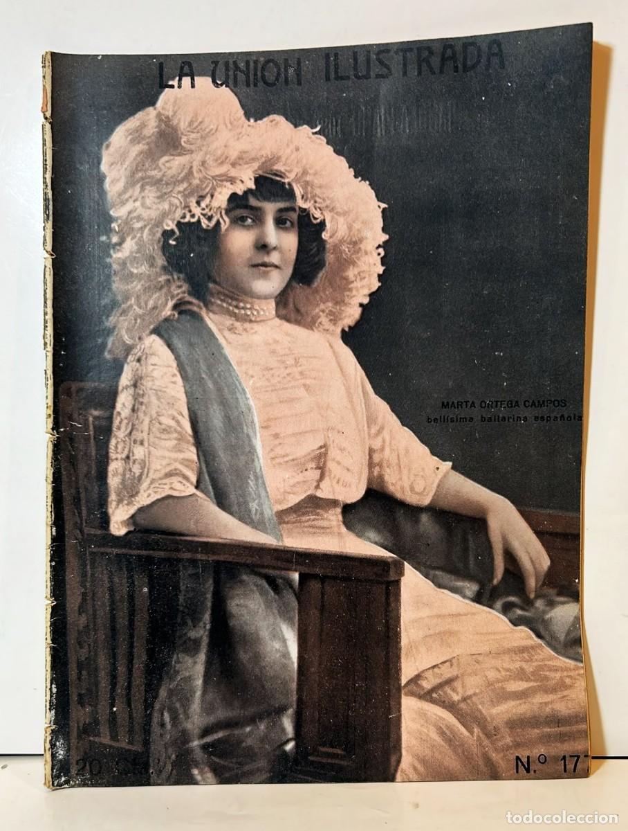 Libros antiguos: LA UNI&Oacute;N Ilustrada. A&ntilde;o V n&uacute;mero 177. M&aacute;laga 2 de febrero de 1913.