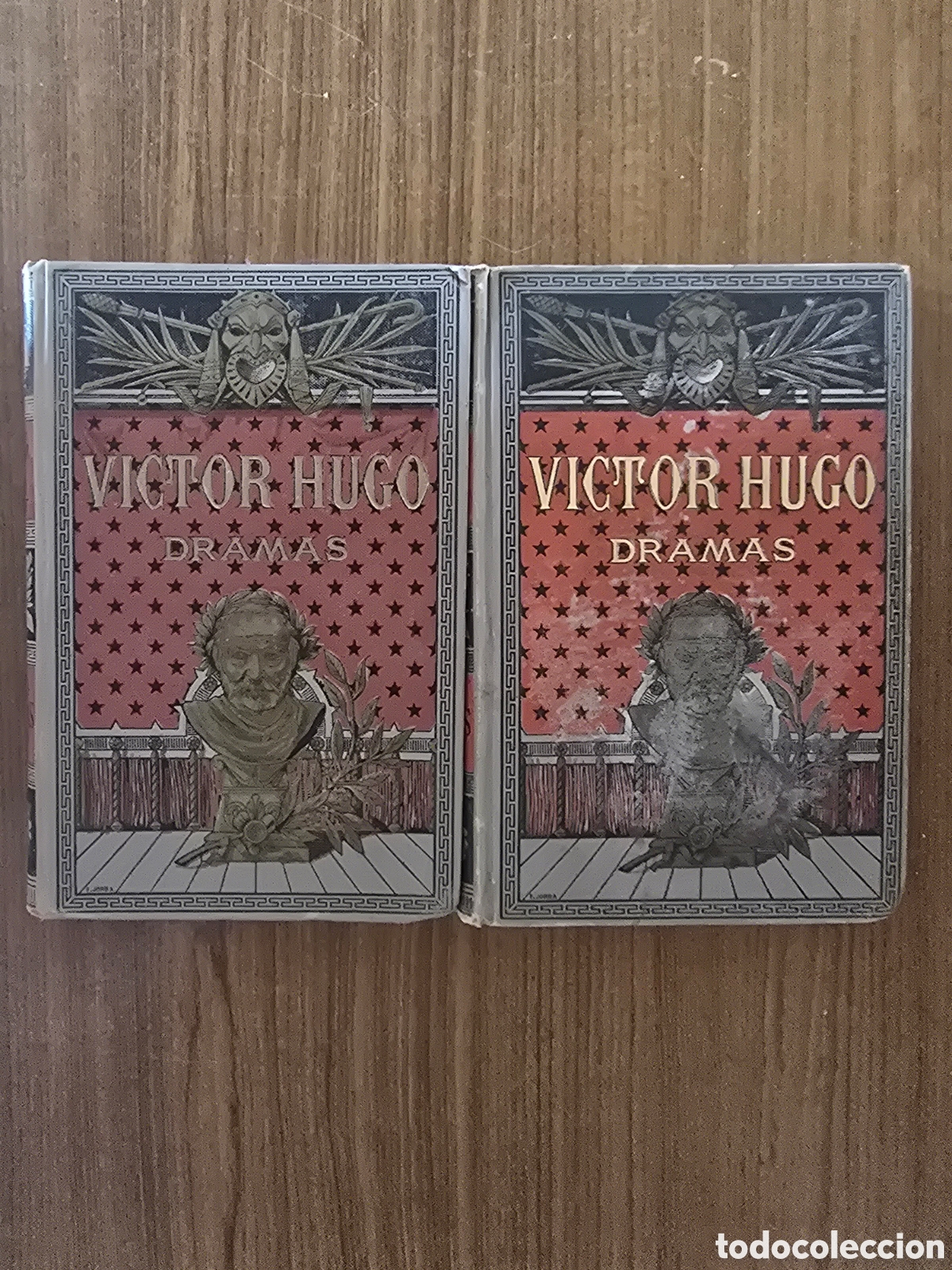 Livres anciens: VICTOR HUGO DRAMAS,2 TOMOS,A&Ntilde;O 1887,(BIBLIOTECA ARTES Y LETRAS)