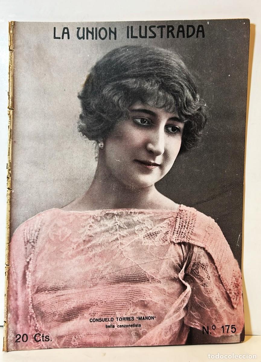 Libros antiguos: LA UNI&Oacute;N Ilustrada. A&ntilde;o V n&uacute;mero 175. M&aacute;laga 19 de enero de 1913.