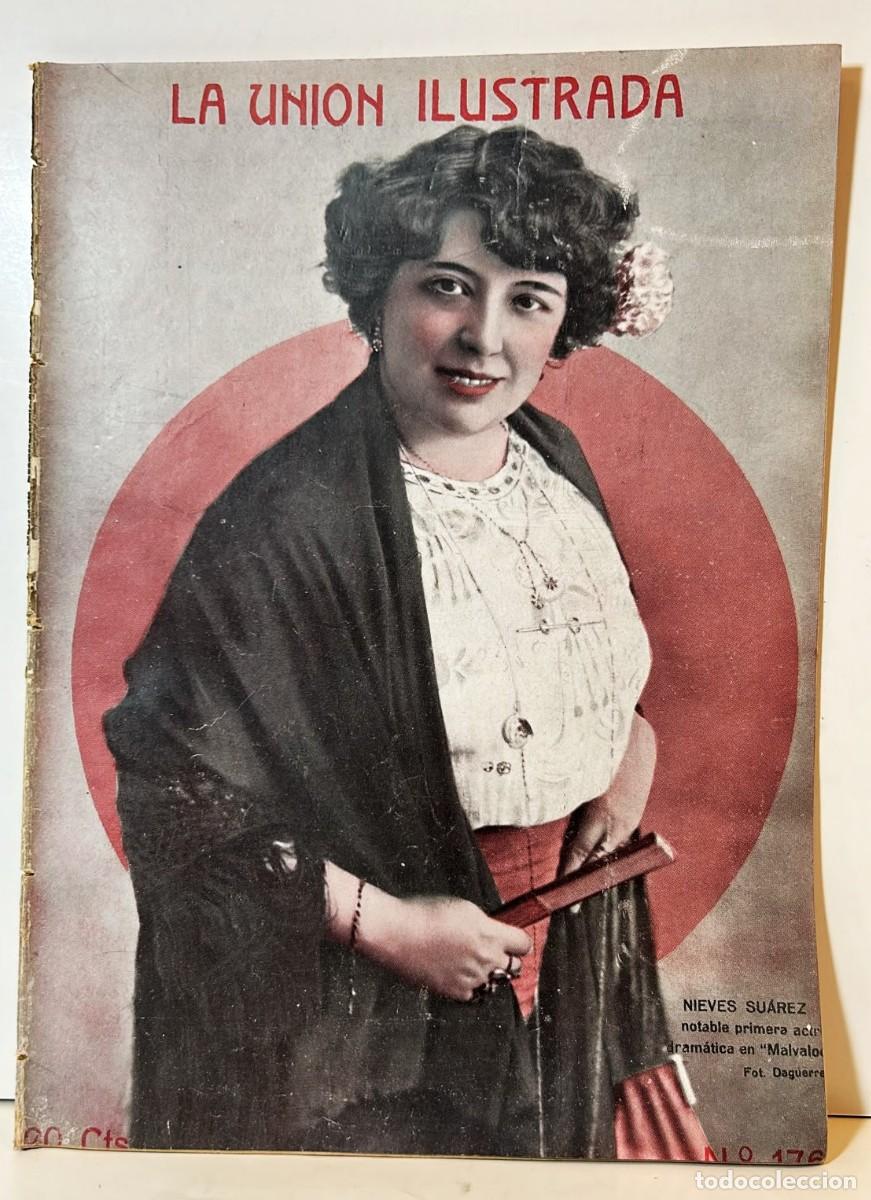 Libros antiguos: LA UNI&Oacute;N Ilustrada. A&ntilde;o V n&uacute;mero 176. M&aacute;laga 26 de enero de 1913.