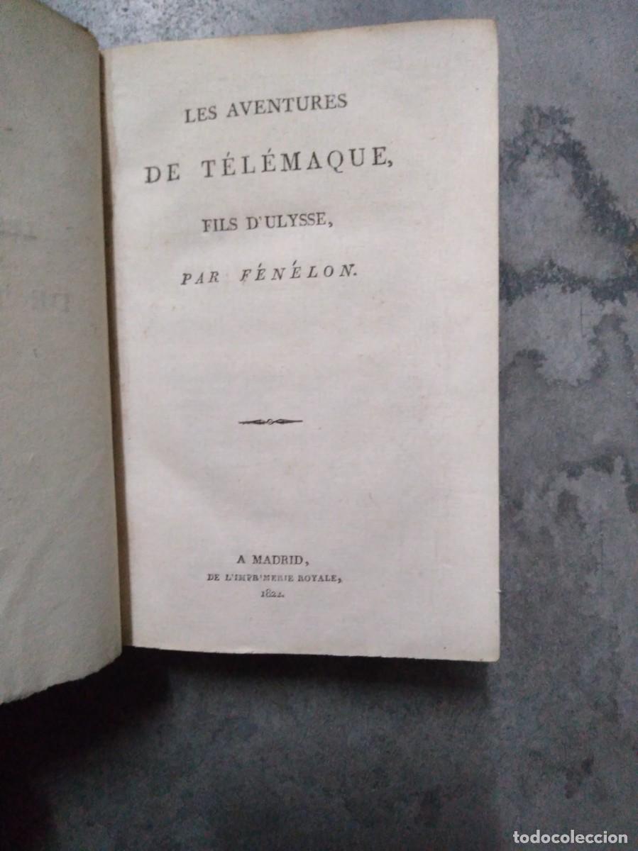 Libros antiguos: LES AVENTURES DE T&Eacute;L&Eacute;MAQUE. FENELON - Foto 4