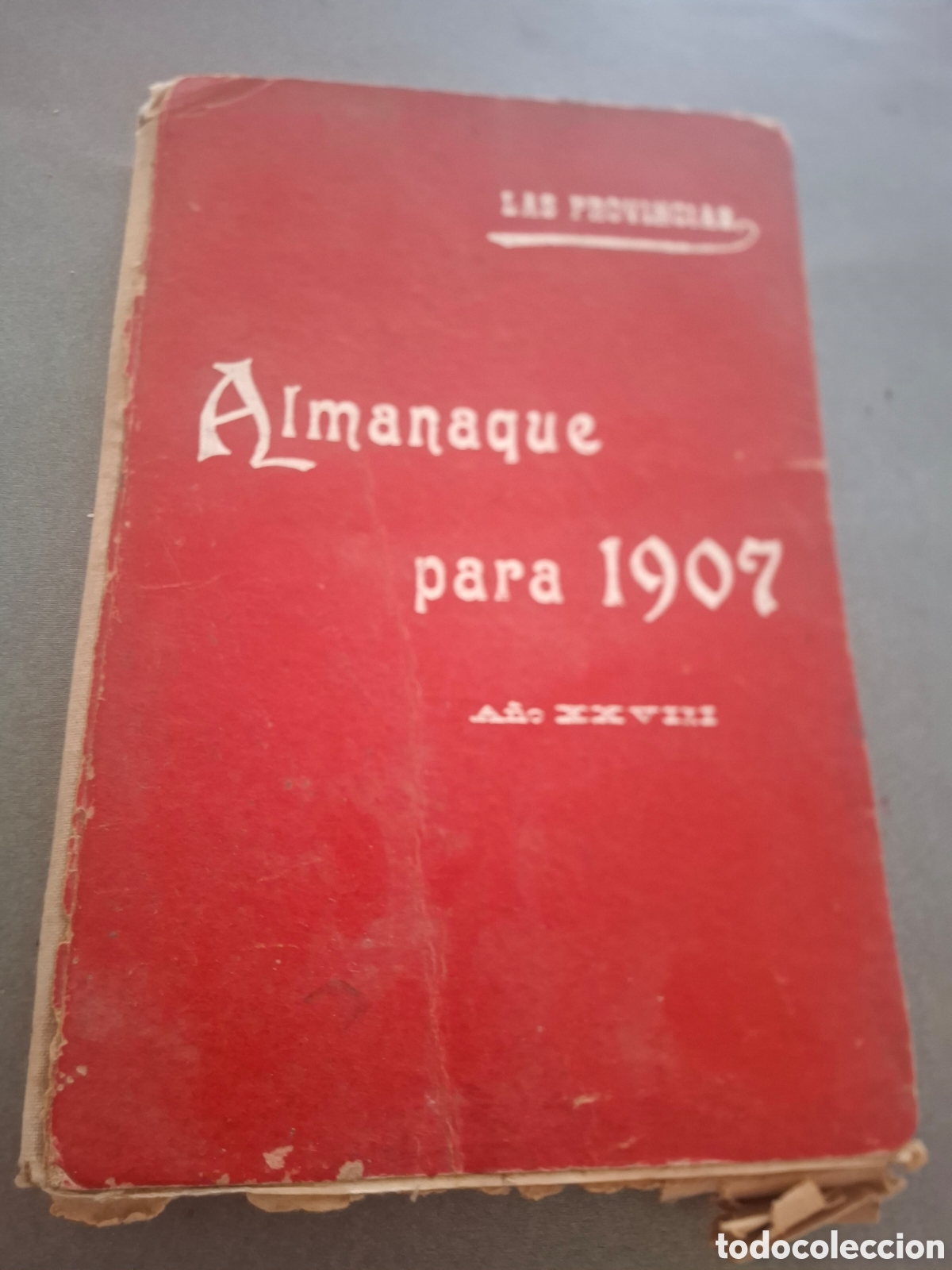 Libros antiguos: Almanaque para 1907 - Las Provincias - Valencia