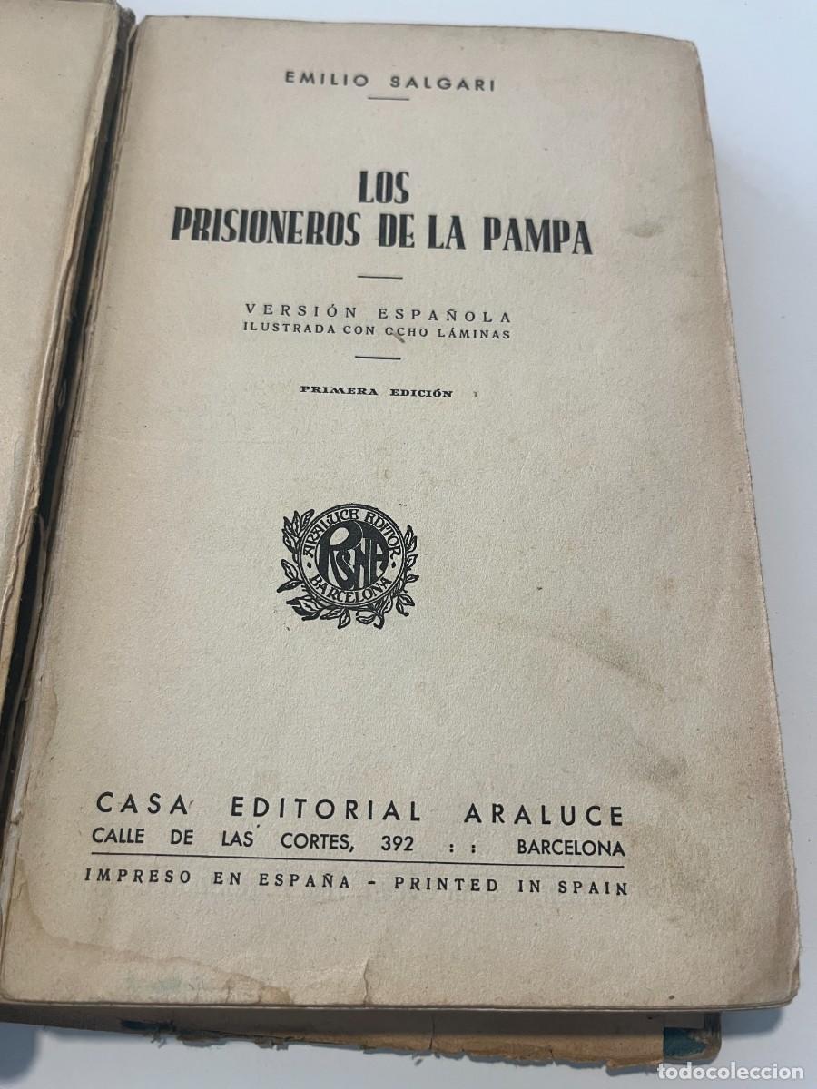 Libros antiguos: Los prisioneros de La Pampa - Foto 2