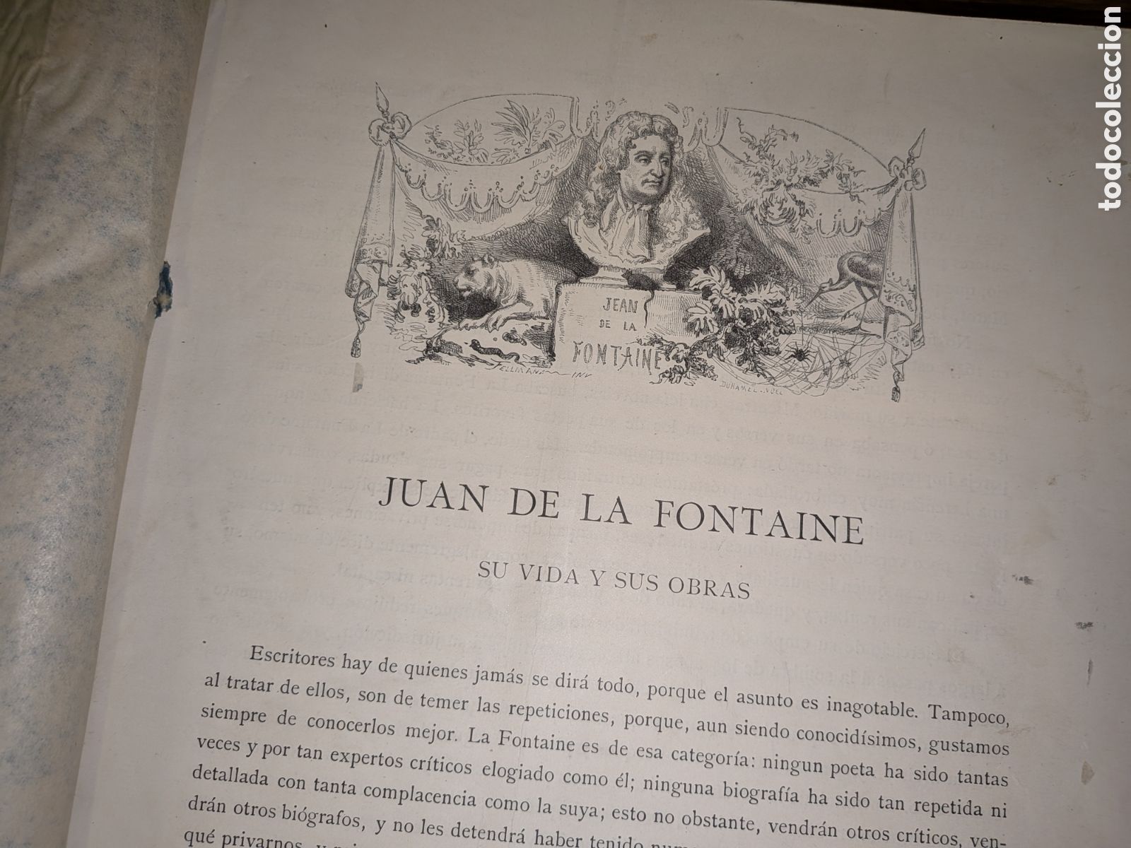Libros antiguos: F&aacute;bulas de la Fontaine ilustradas por Gustavo Dor&eacute;