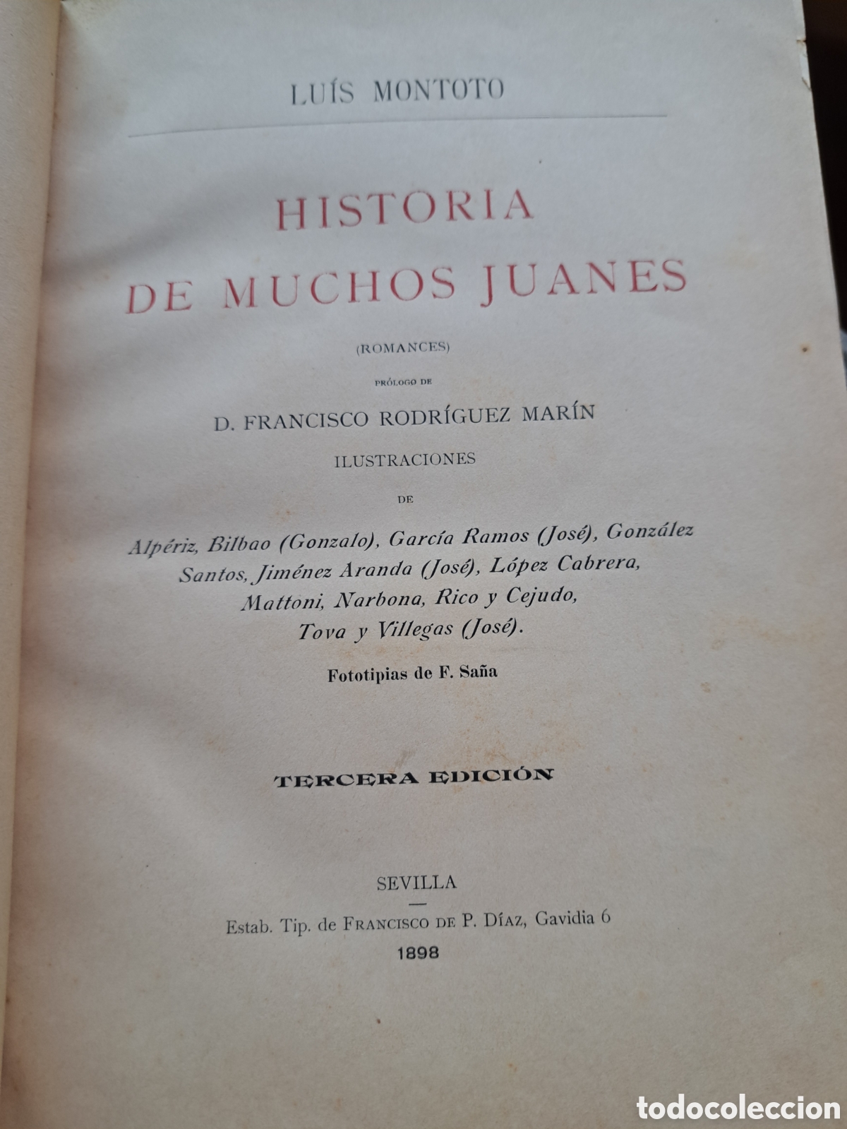 Libros antiguos: Historia de muchos juanes
