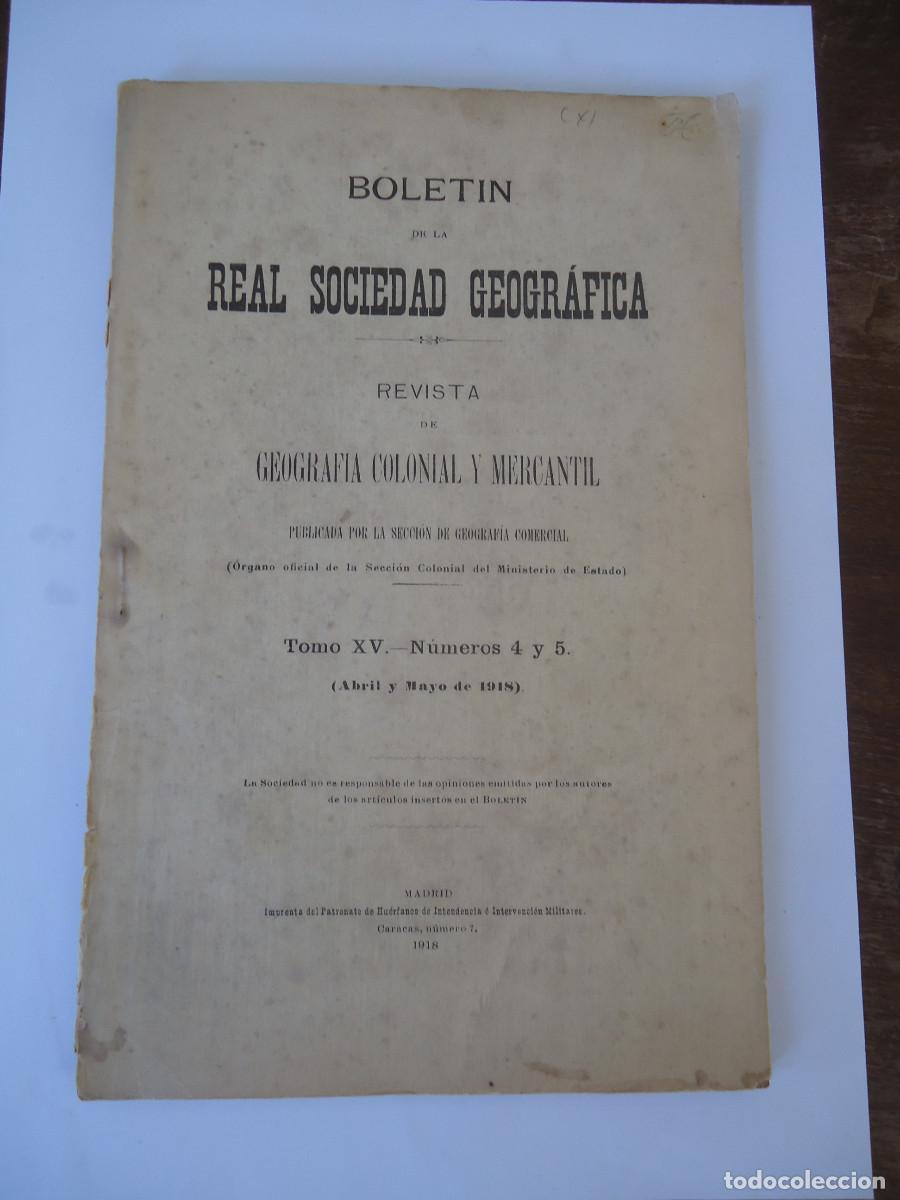 Libros antiguos: La zona de influencia espa&ntilde;ola en Marruecos. Rese&ntilde;a geol&oacute;gica y descripci&oacute;n geogr&aacute;fica. 1918