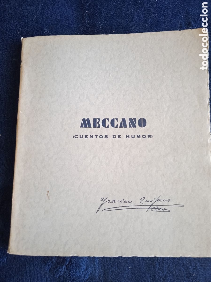 Livres anciens: MECCANO. -CUENTOS DE HUMOR / GRACIAN QUIJANO. - 1035