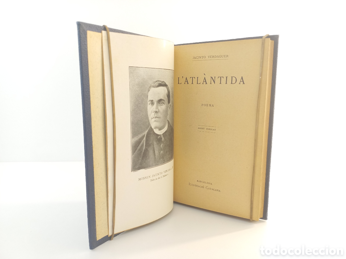 Libros antiguos: L'Atlantida. Jacinto Verdaguer. Ilustraci&oacute; Catalana. Catal&aacute;n.