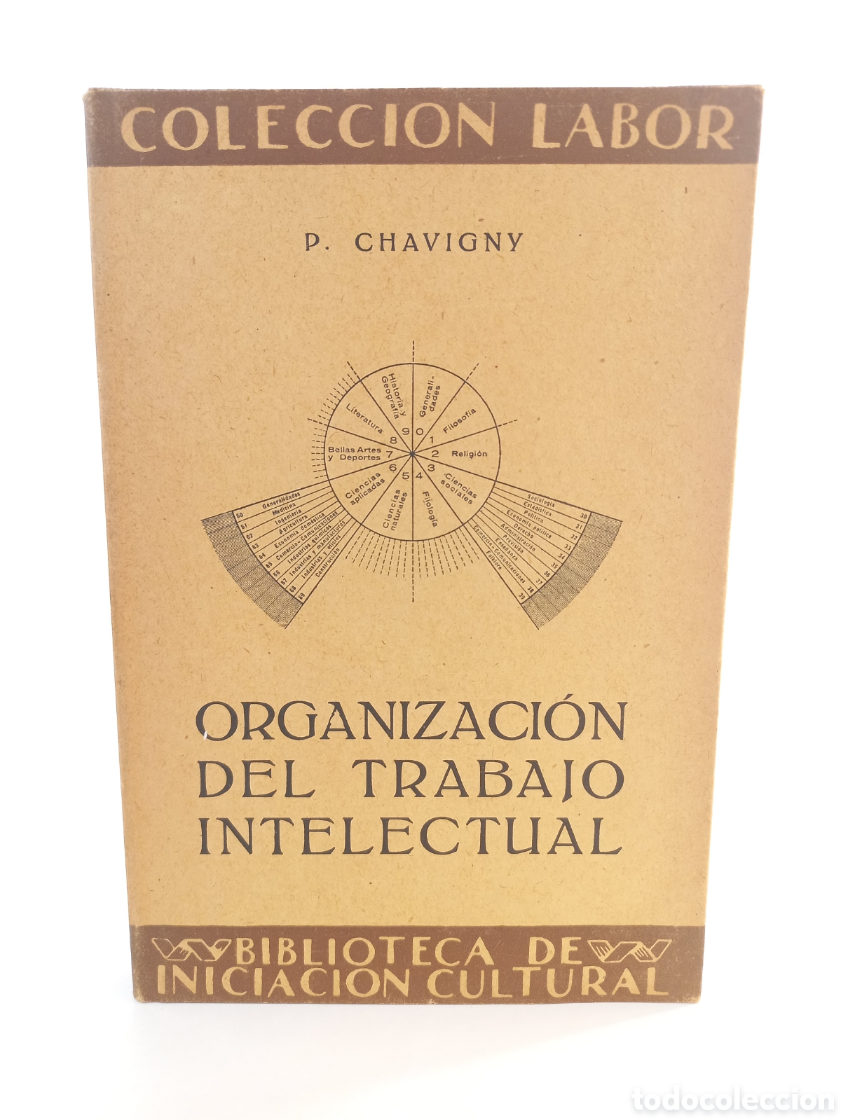 Libros antiguos: Organizaci&oacute;n del Trabajo Intelectual. Chavigny. Labor, primera edici&oacute;n, 1932. Ilustrado.