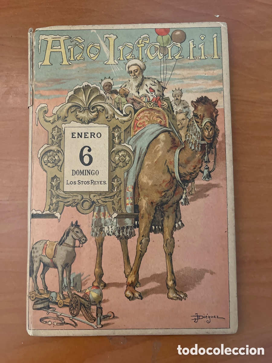 Old books: EL A&Ntilde;O INFANTIL, MANUEL OSSORIO Y BERNAD, (EDITORIAL ANTONIO J BASTINOS)