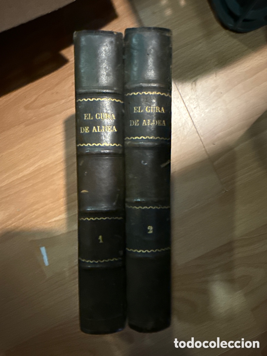 Antiquarische B&uuml;cher: P&Eacute;REZ ESCRICH, Enrique El cura de la aldea: Novela original: [2t.]