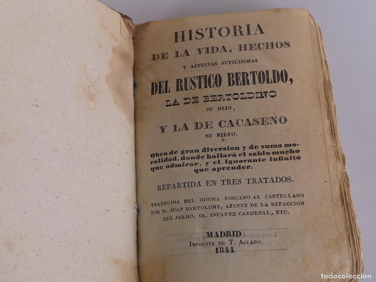 Livres anciens: Libro Antiguo - Historia de la Vida- A&ntilde;o 1844
