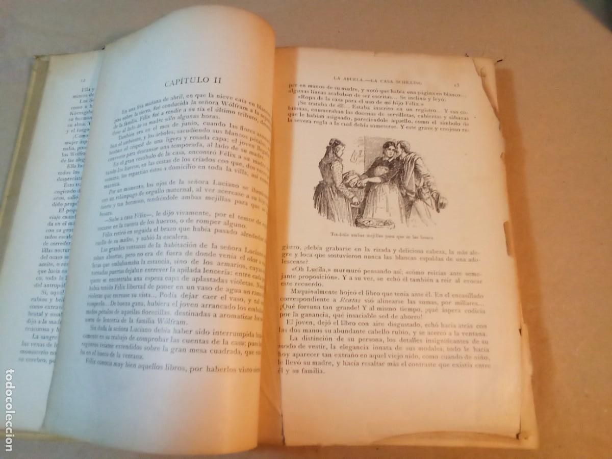 Libros antiguos: LA ABUELA. LA CASA SCHILLING DE EUGENIA MARLITT. - Foto 4