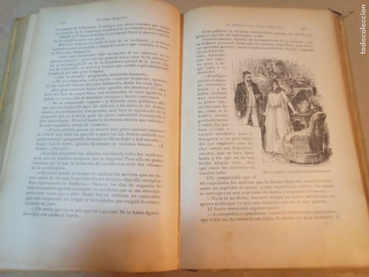 Libros antiguos: LA ABUELA. LA CASA SCHILLING DE EUGENIA MARLITT. - Foto 8