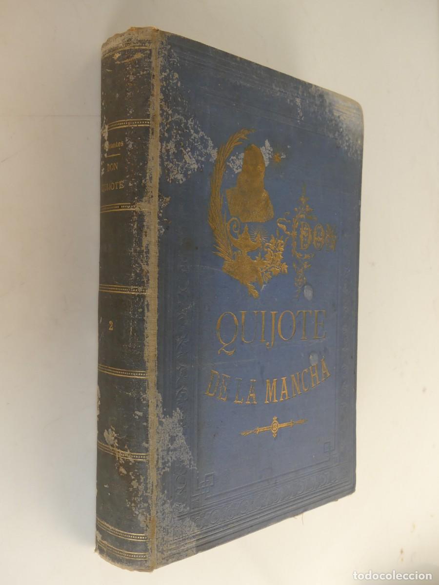 Antiquarische B&uuml;cher: Libro Antiguo - Don Quijote de la Mancha - A&ntilde;o 1887 - Segundo Tomo