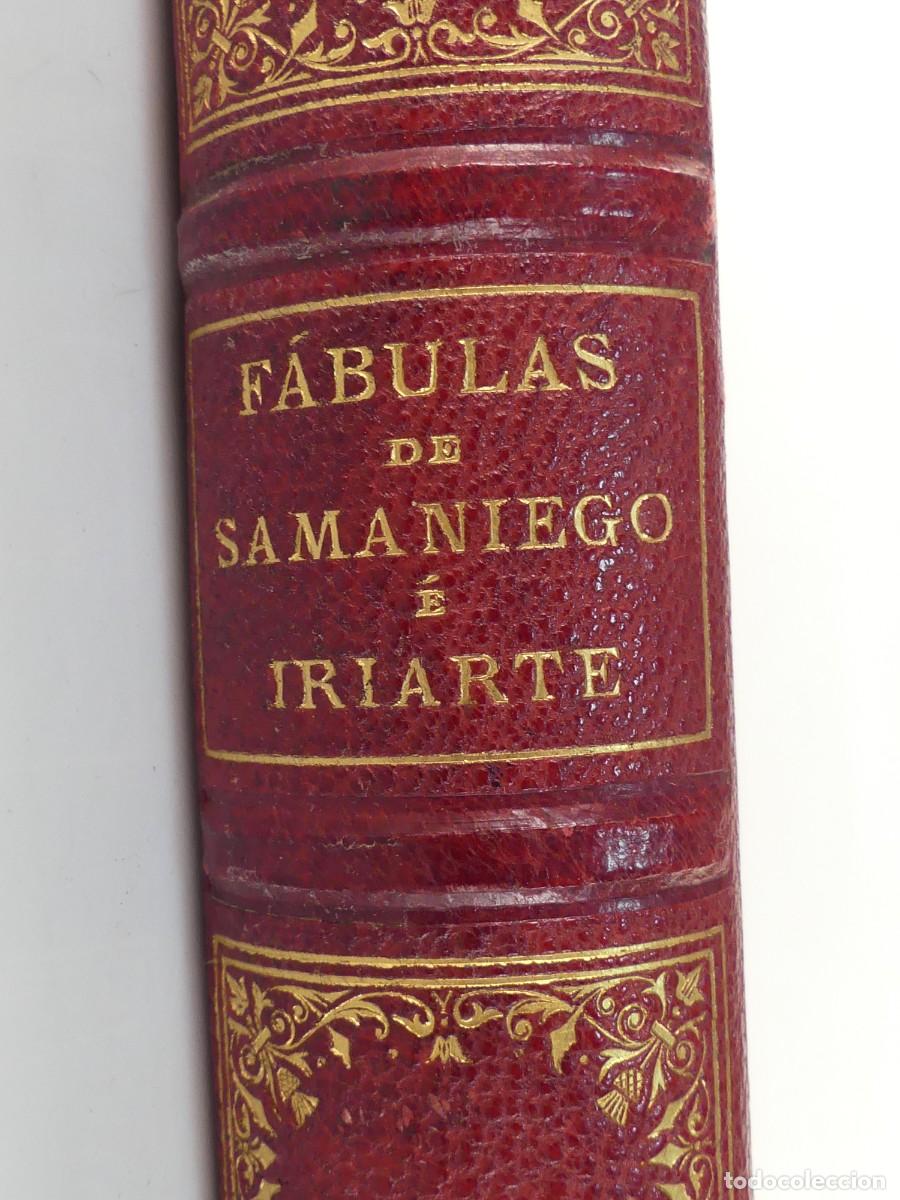 Antiquarische B&uuml;cher: Libro Antiguo -Fabulas Completas de Samaniego e Iriarte - A&ntilde;o 1881