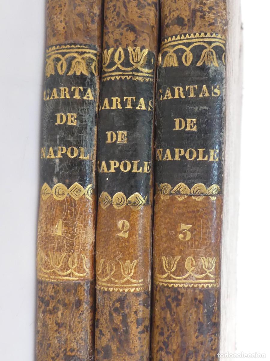 Old books: Libro Antiguo - Cartas de Napoleon a Josefina - A&ntilde;o 1834 - Tres Tomos