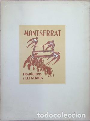 Libros antiguos: Montserrat, tradicions i llegendes per JOAN AMADES - AMADES, JOAN
