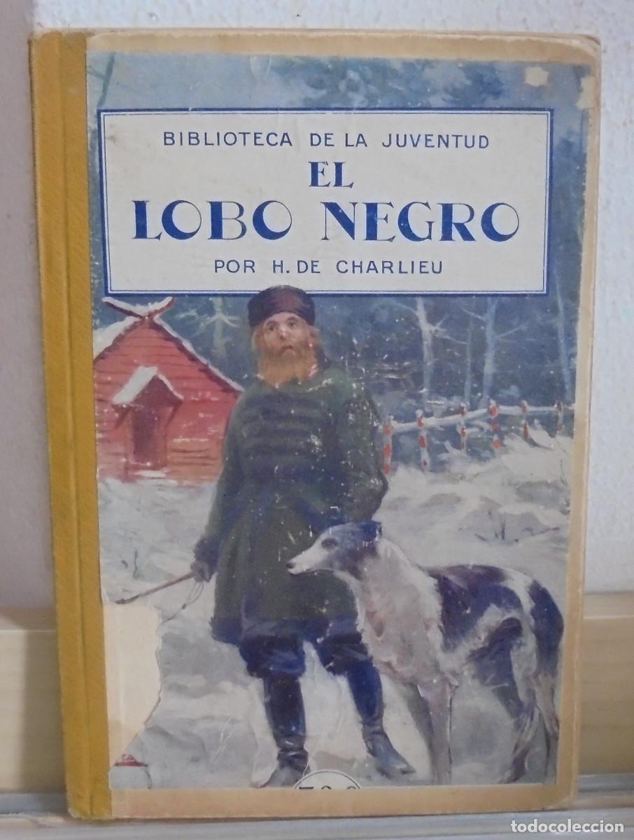Libros antiguos: El lobo negro. H. de Charlieu. Colecci&oacute;n Biblioteca de la Juventud