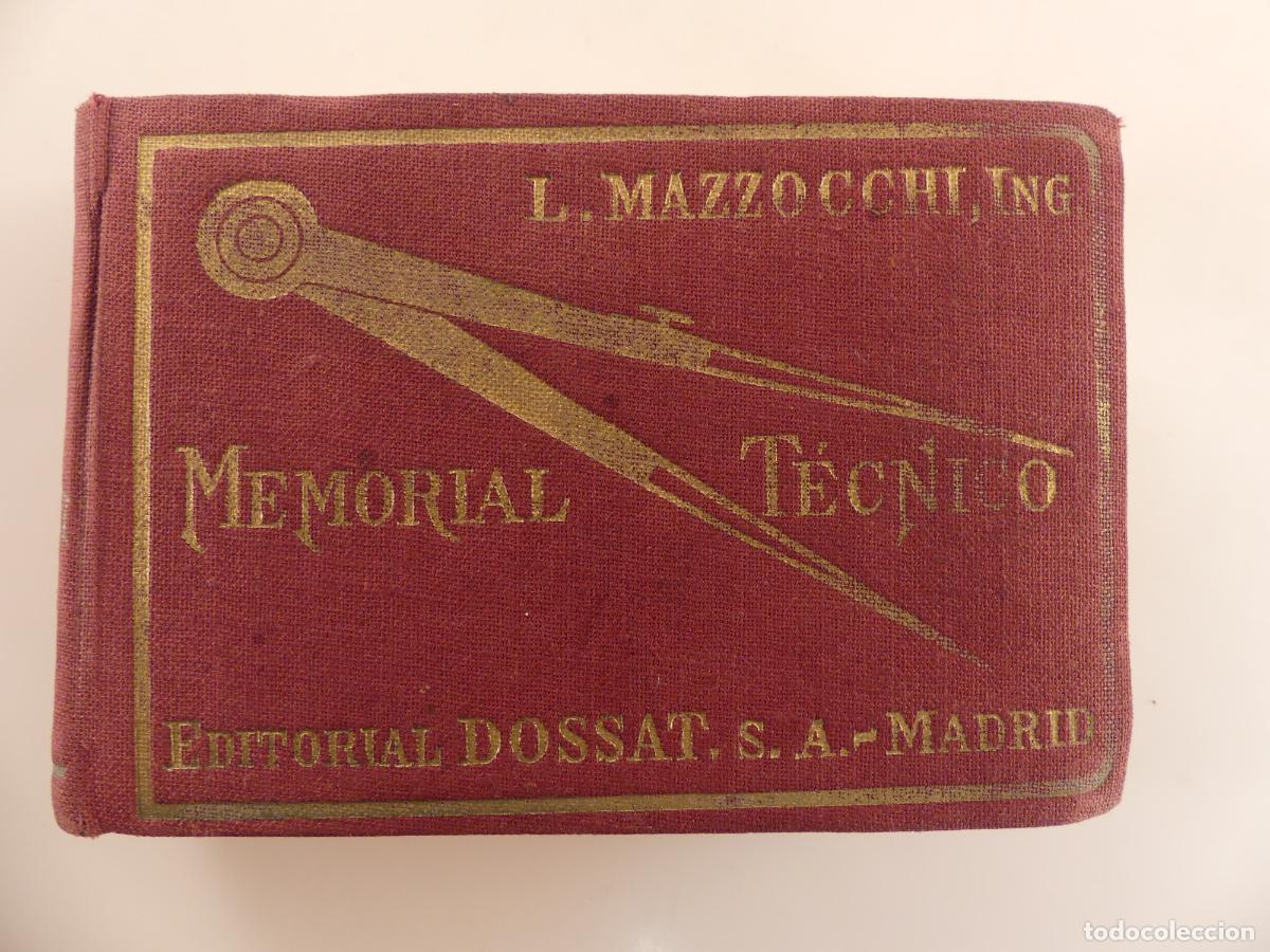 Libros antiguos: Libro Antiguo - Memorial Tecnico