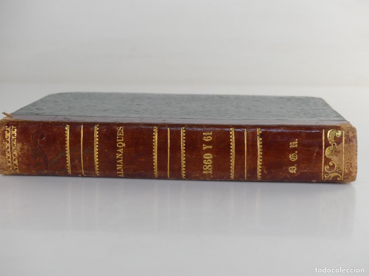 Old books: Libro Antiguo - Almanaque de la Iberia - A&ntilde;o 1860