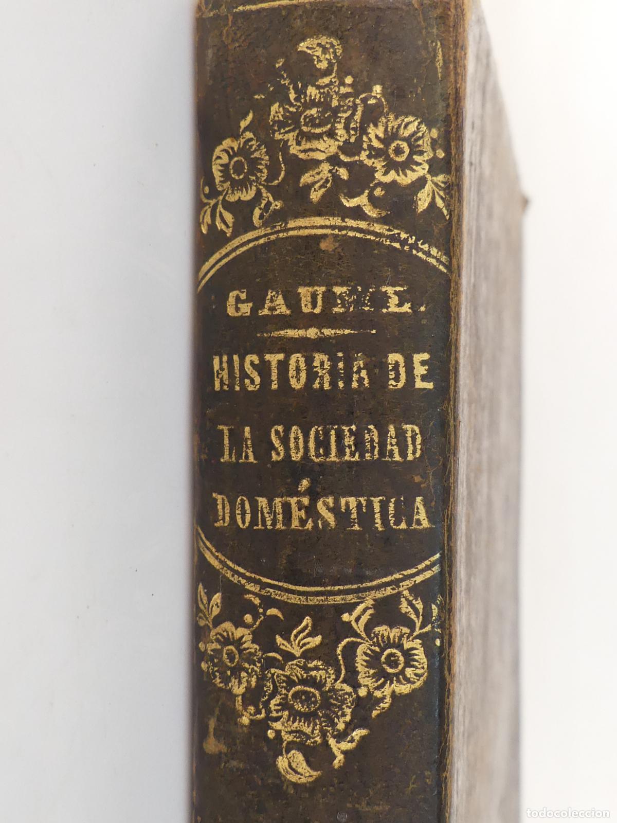 Old books: Libro Antiguo - Historia de la Familia - A&ntilde;o 1855