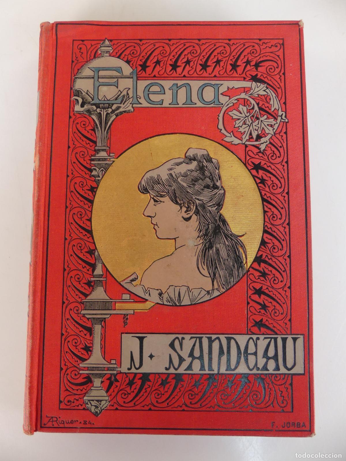 Antiquarische B&uuml;cher: Libro Antiguo - Elena de la Seigliere- A&ntilde;o 1884
