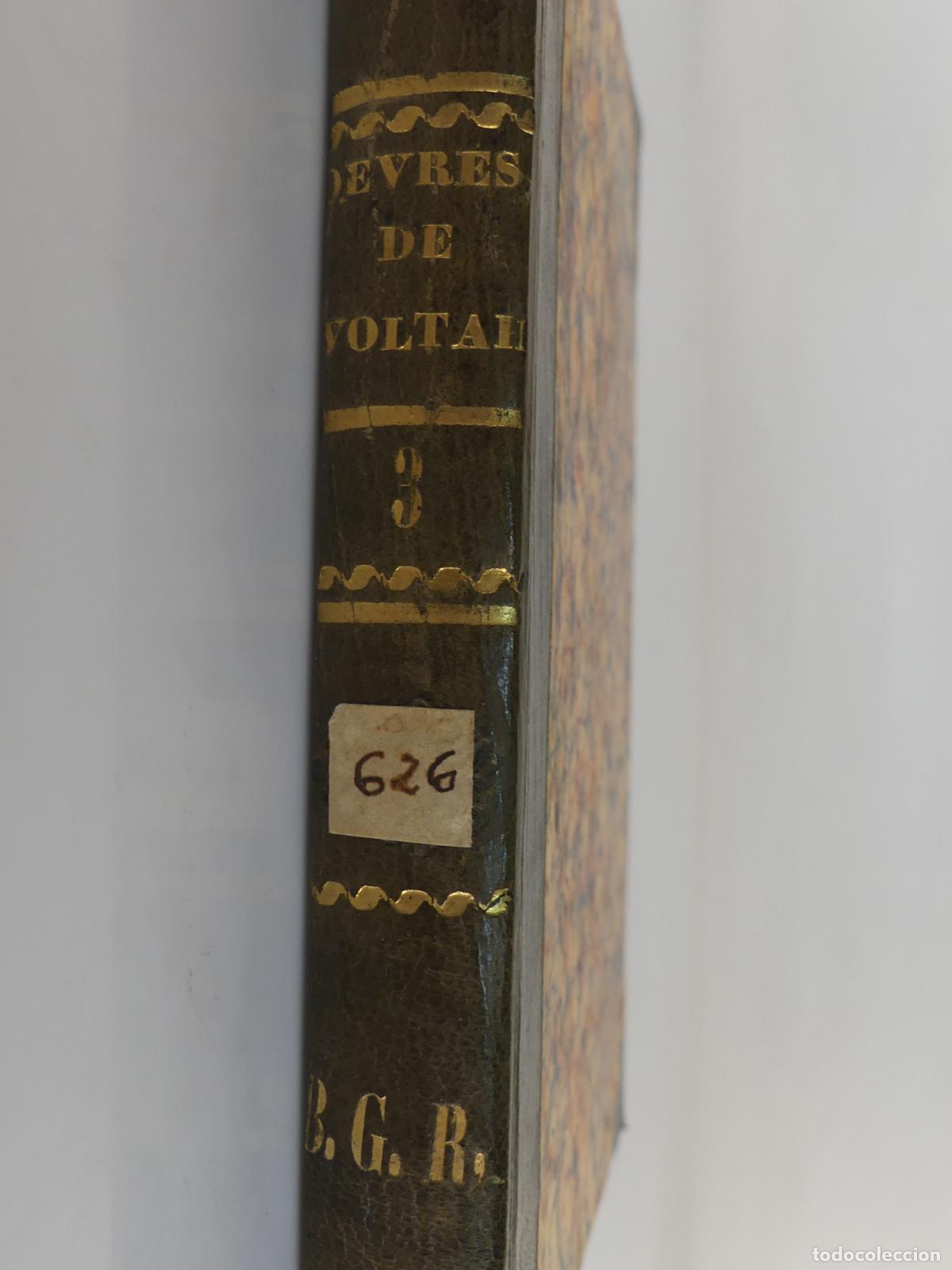 Old books: Libro Antiguo - En Frances - Dramatiques de Valtaire - A&ntilde;o 1830